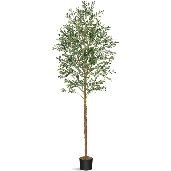 83'' Faux Olive Tree Tree in Pot | Wayfair North America