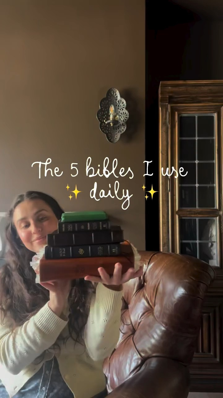 All my bibles I use daily!!

#LTKdayinmylife