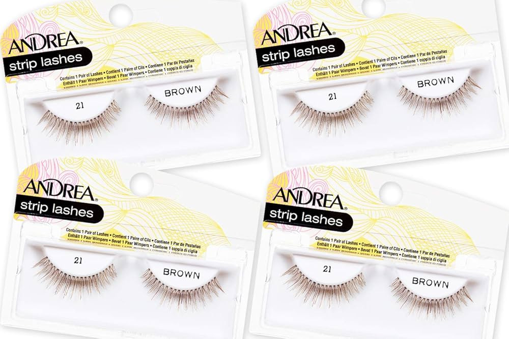 Andrea False Lashes Style 21 - Brown 4 pairs | Amazon (US)
