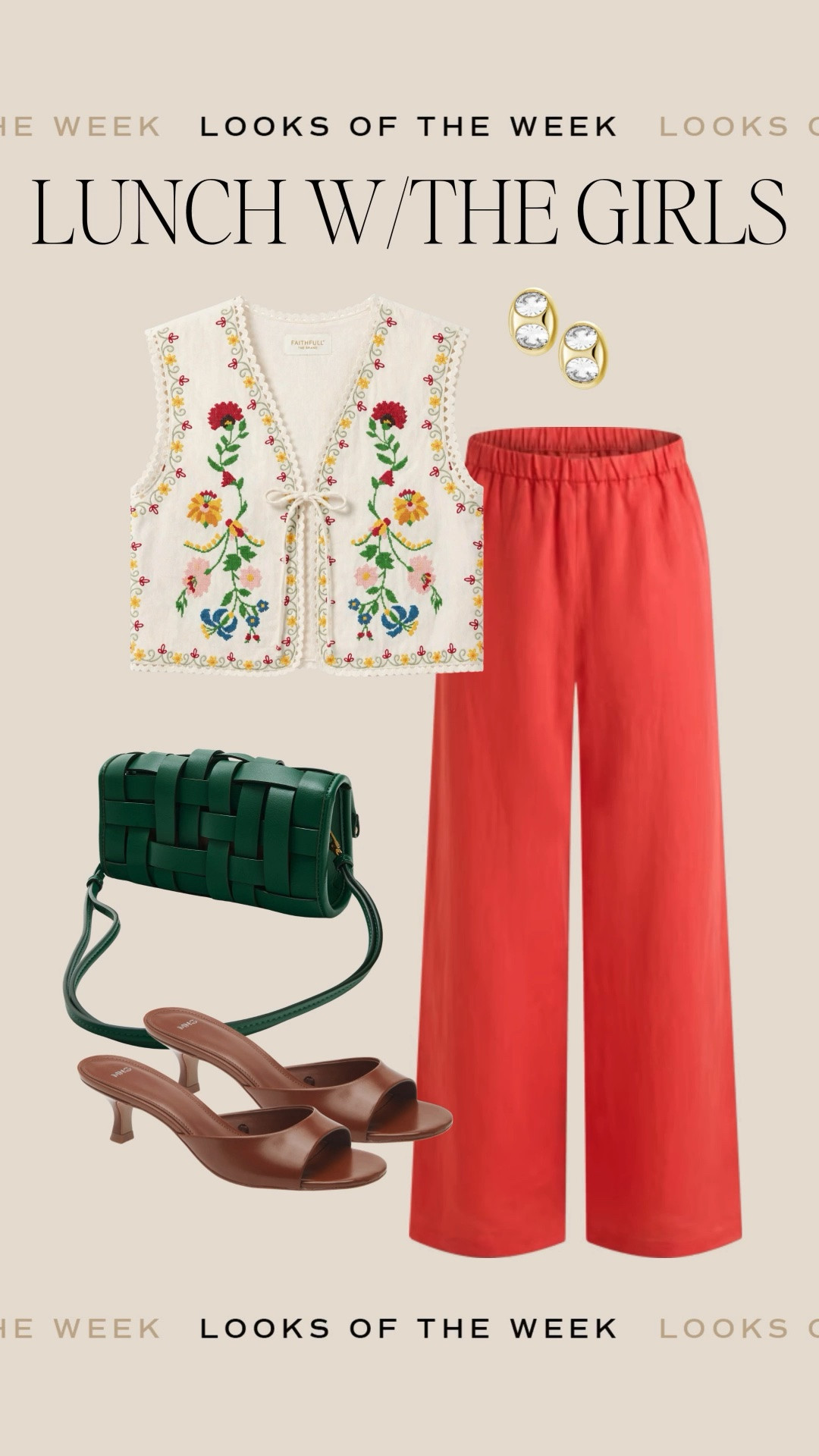 A bright and bold outfit I would wear to lunch with the girls.

#LTKsummer