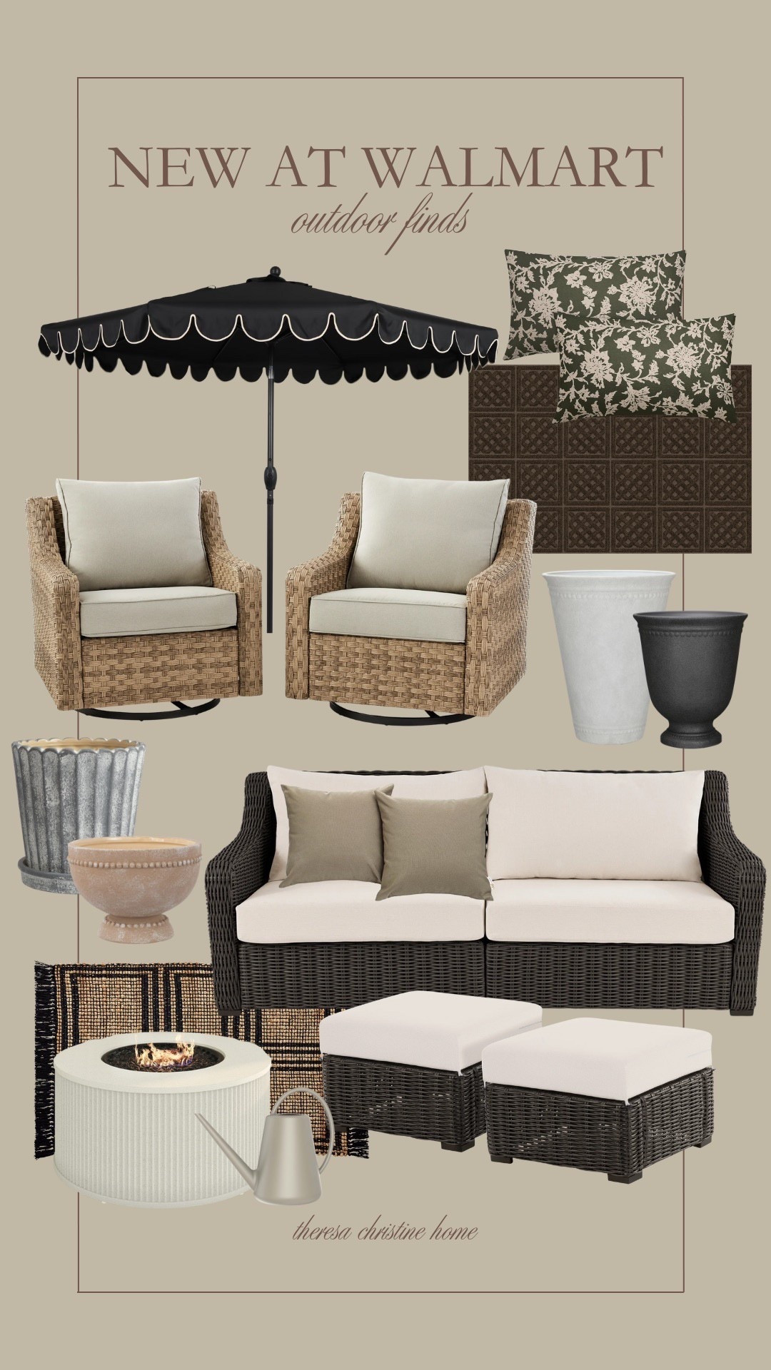 New at Walmart! Outdoor finds for the patio from Walmart. Walmart home 🤎🙌🏻

#LTKHome