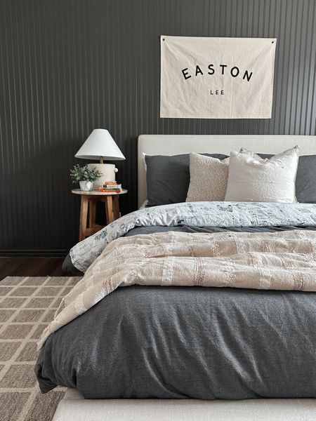 Easton’s bed is on sale about $100 off right now! We love it so much, perfect neutral upholstered option! Linked the bumpers we use too 🤎

#LTKHome #LTKKids