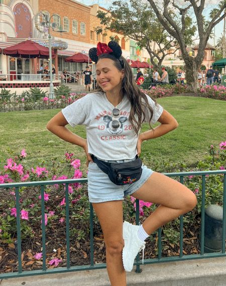 casual disney OOTD 🐭📸💫

the crop top I have on is an old target find but I feel like you could crop one of the gray tees from there for a similar effect! 

#LTKtravel #LTKstyletip #LTKFind