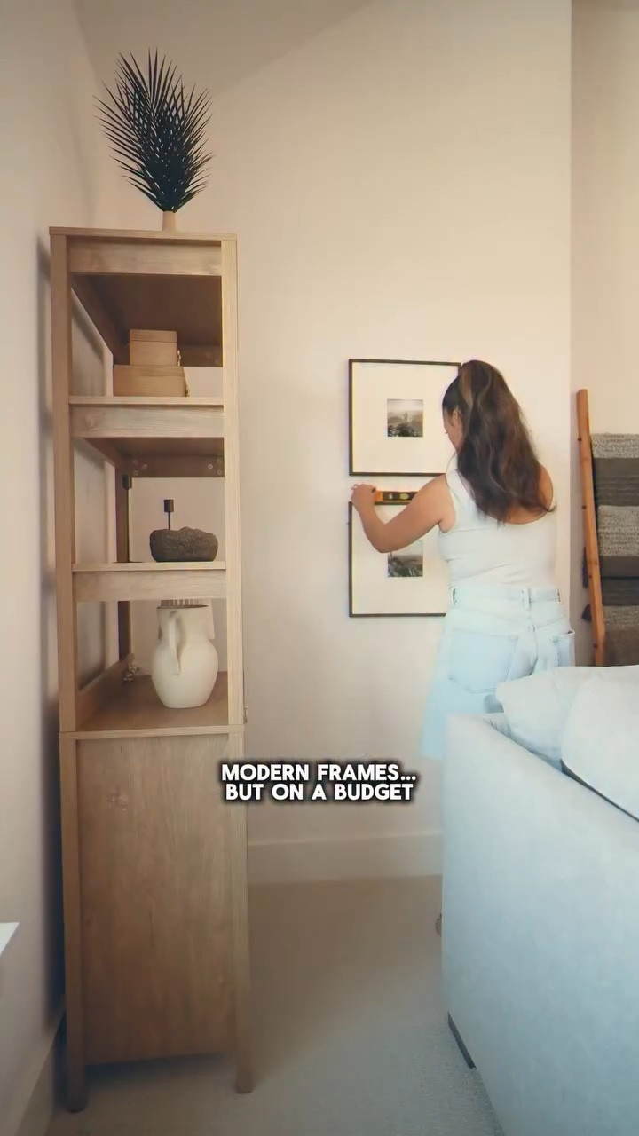 Cute modern frames do not have to cost a fortune 🙌 I found these at Hobby Lobby for 50% off for just $12.99 each. I swapped the artwork for photos of Trent and Tristan’s Arizona hike and love how personal it feels in our upstairs family room. These frames look perfect next to our new Sicotas bookshelf too ✨ The 50% off is this week, but y’all know how Hobby Lobby goes. If you miss it, just wait a couple weeks and the sale will be back 😉 Save this for your next Hobby Lobby run!



#LTKSeasonal #LTKSaleAlert #LTKHome