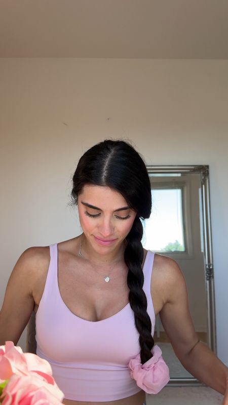 Easiest summer hairstyle 
Linked my oversized pink scrunchie 


#LTKstyletip #LTKbeauty #LTKsummer