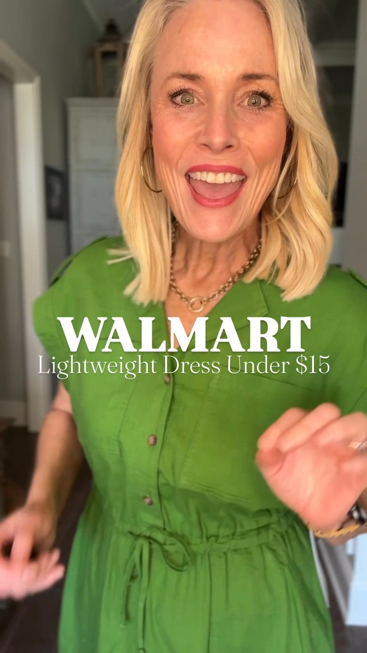 Wearing my true size medium in this Walmart dress that is on sale for under $15 right now! 



#LTKFindsUnder50 #LTKSaleAlert #LTKOver40