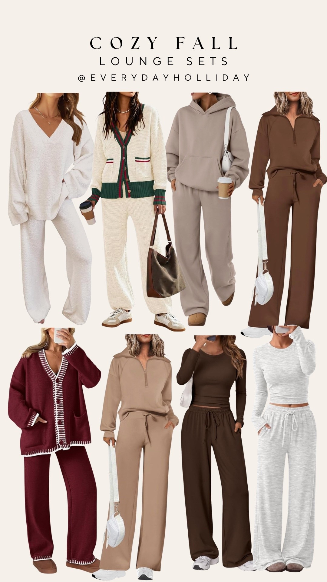 Eight cozy lounge sets, every neutral you could want for fall — all from Amazon and so easy to grab. Which color combo are you drawn to?

#LTKootd #LTKmomlife #LTKSeasonal