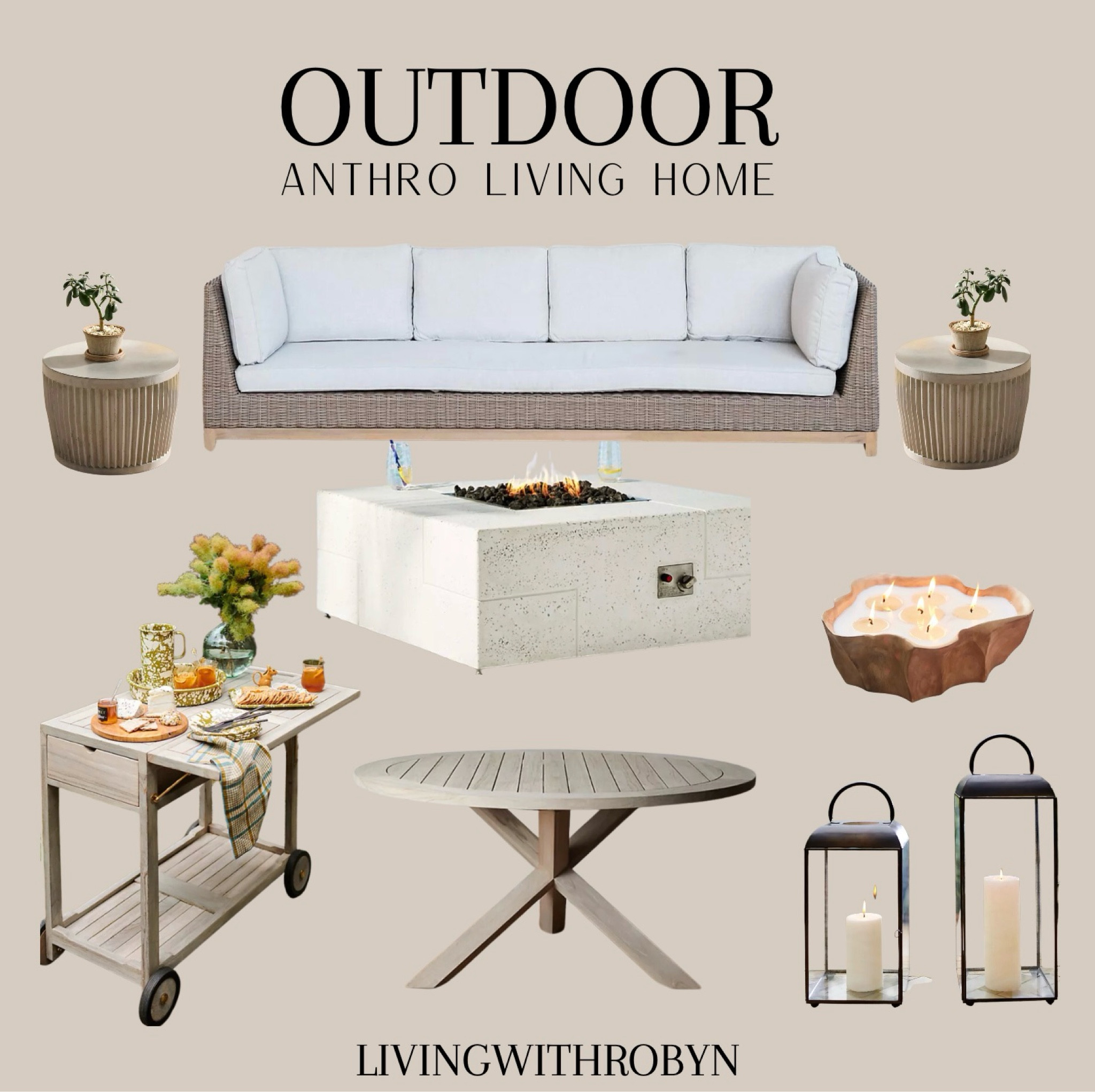 Anthro Outdoor 
Outdoor furniture 
Outdoor Entertaining 
Summer 
Bar Cart 
Lanterns
Teak 
Outdoor Dining 
Fire Table 
Candles 
Modern Outdoor 
Neutral Outdoor 
Organic Modern Decor 


#LTKhome #LTKSeasonal #LTKSpringSale