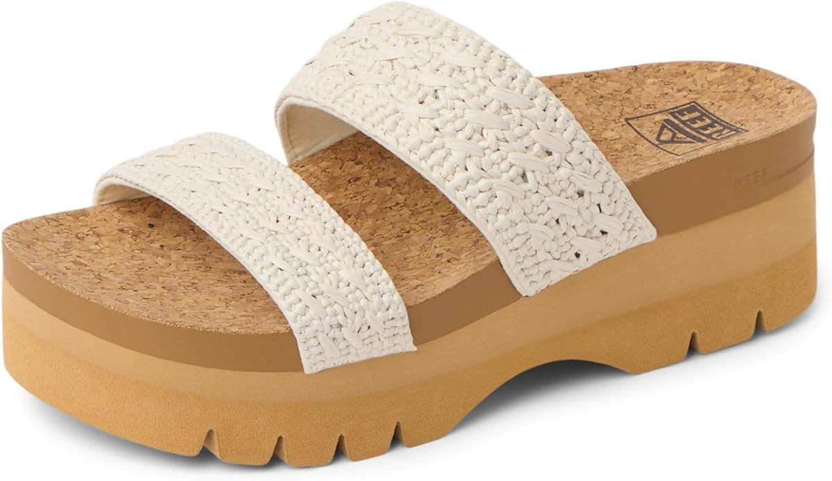 REEF Cushion Vista Hi Women's Platform Fashion Sandal, Arch Support, Ultra Soft Cushion Footbed | Amazon (US)