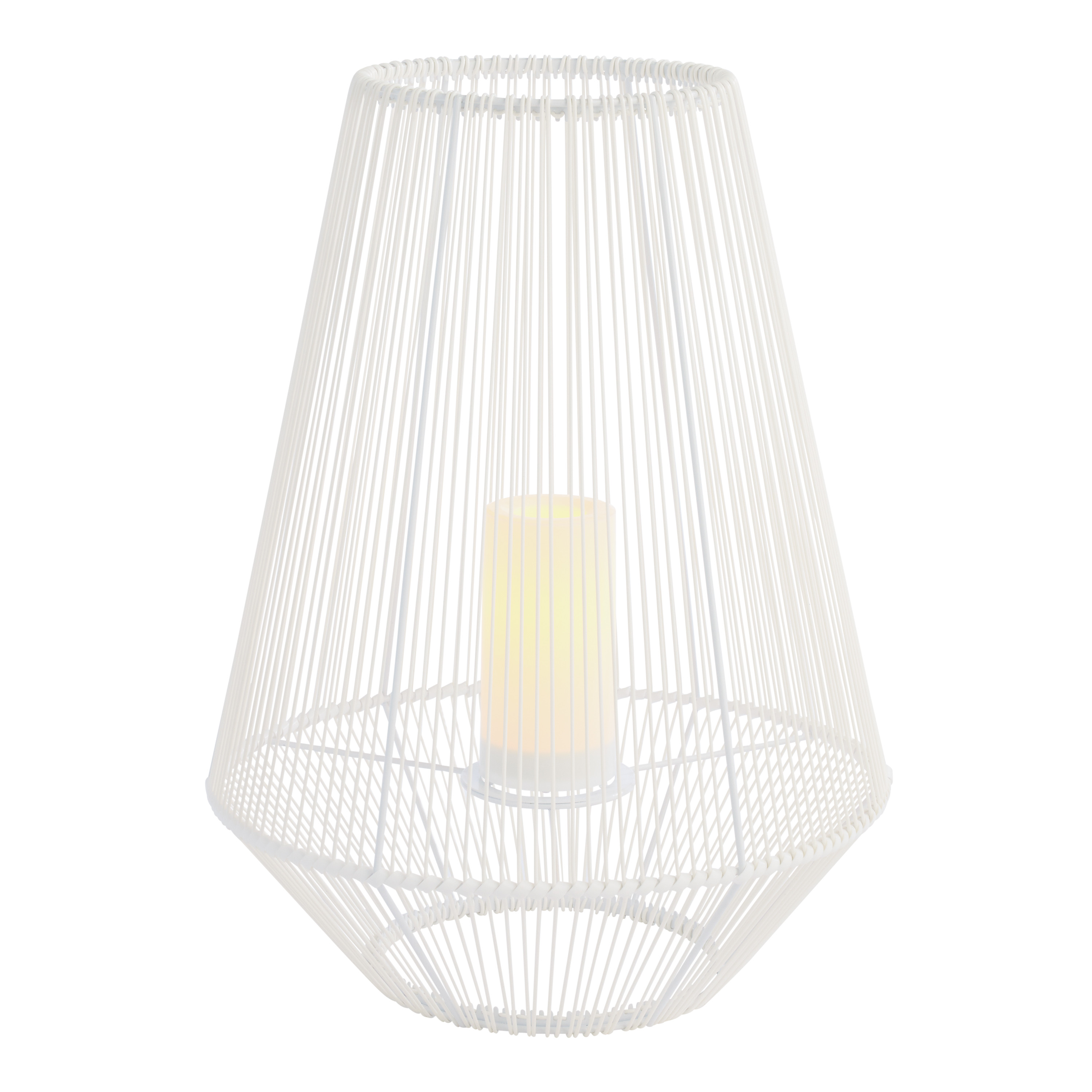 All Weather LED String Hurricane Lantern | World Market