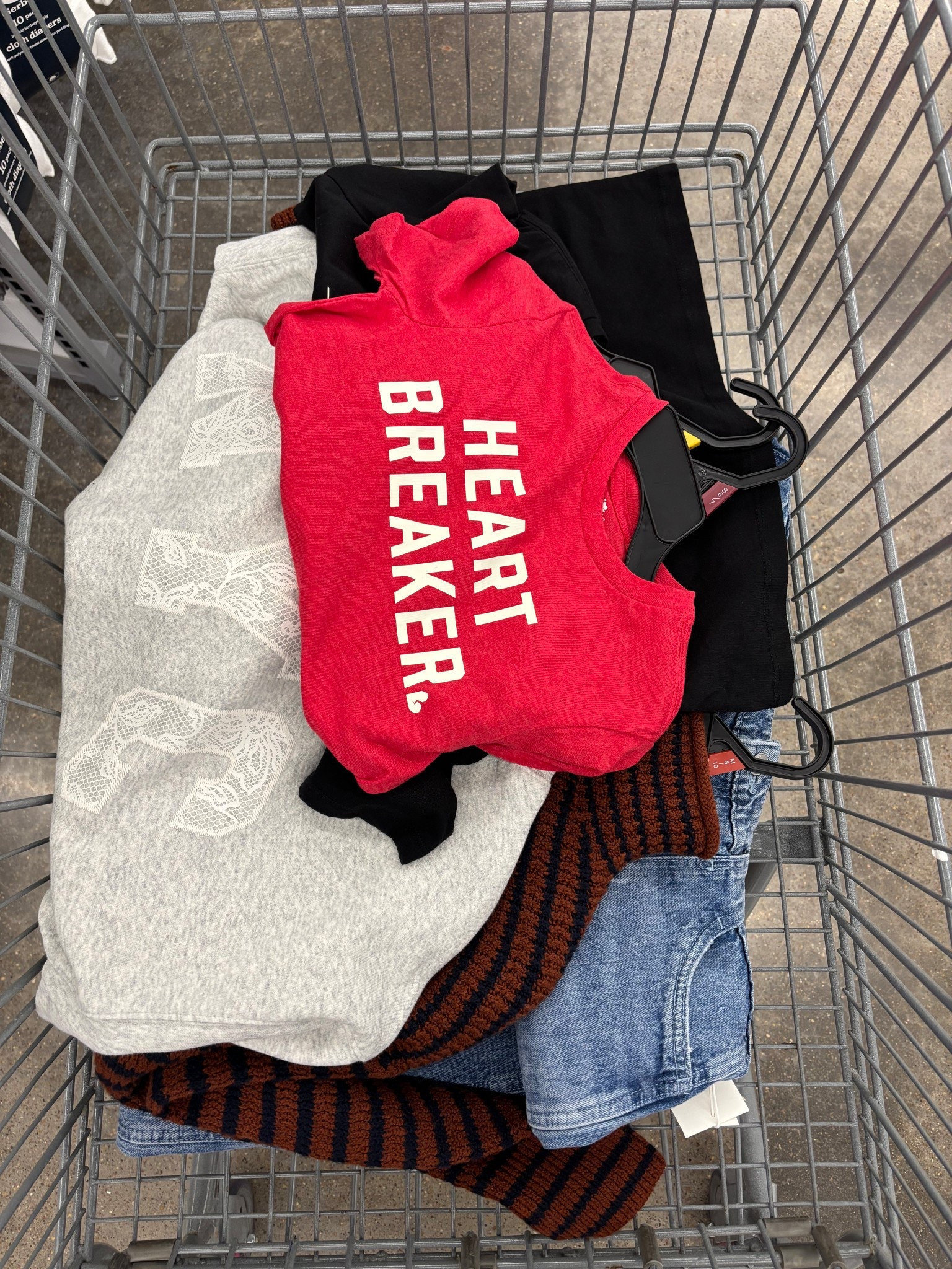 What was in my Walmart cart boy valentines tshirt, sweatshirts and barrel carpenter pants 

#LTKKids #LTKMidsize #LTKFindsUnder50