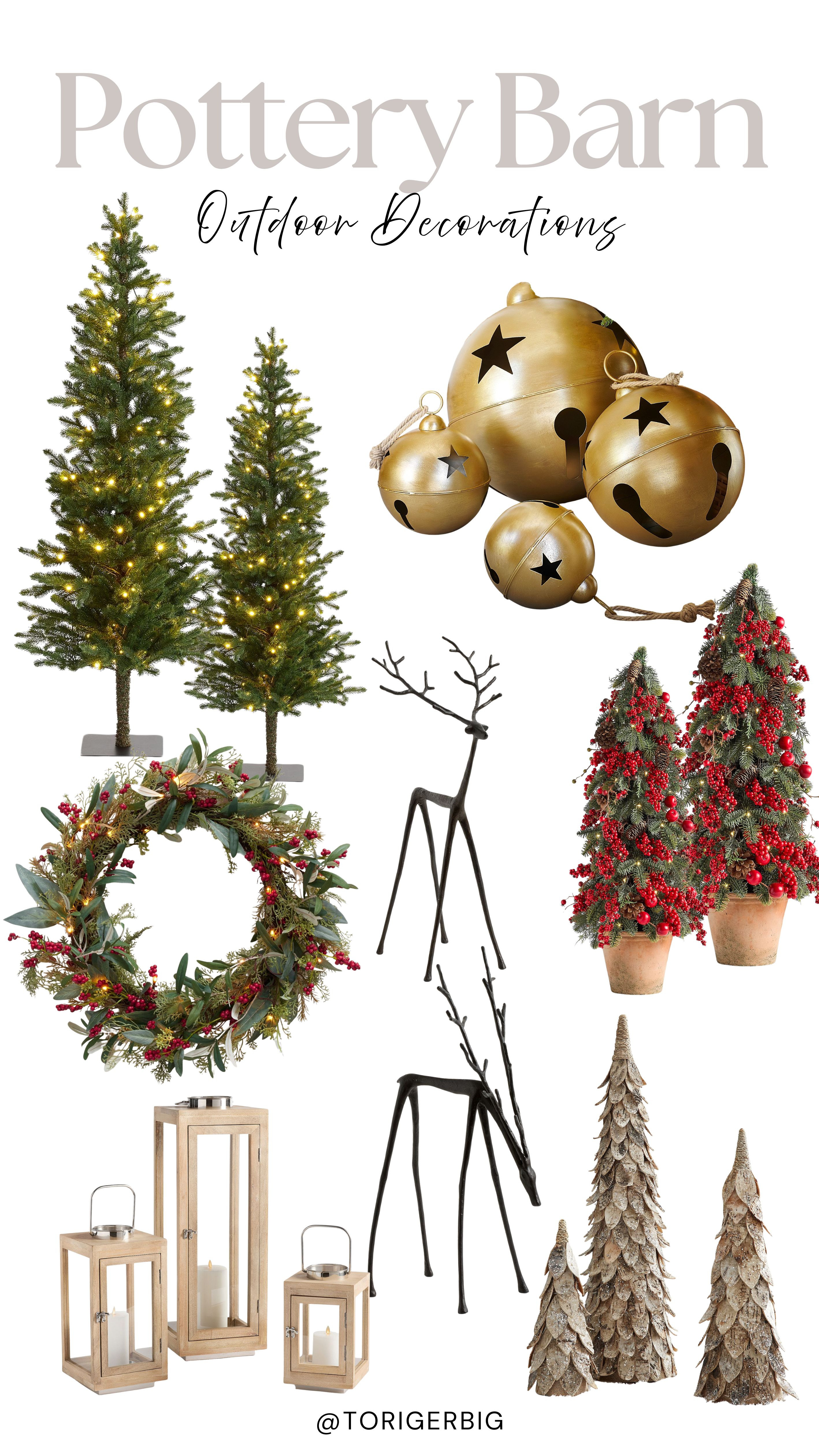 So many options for beautiful outdoor decor. Pottery Barn has so many great options. 

#christmasdecor #potterybarn #outdoordecor 

 #LTKHoliday #LTKSeasonal #LTKSaleAlert