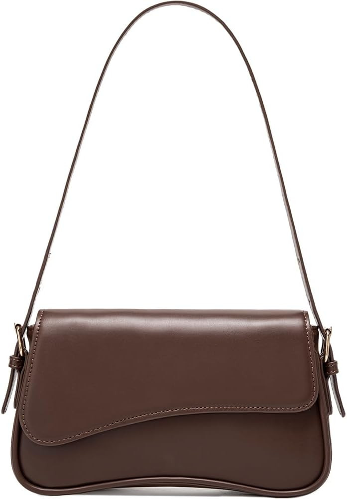 SYXLCYGJ Underarm Shoulder Bag for Women Trendy Purse Vegan Leather Hobo Handbags Clutch Crossbody Bag | Amazon (US)