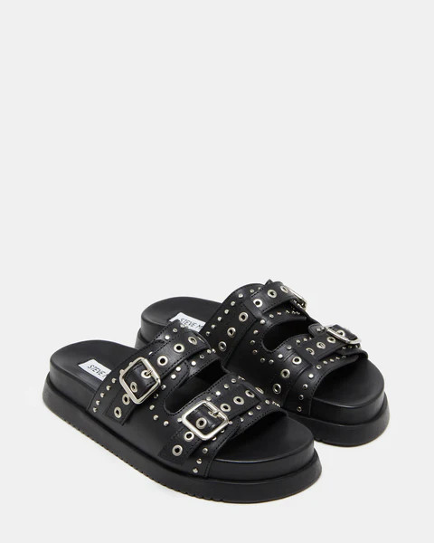 MALEK BLACK LEATHER | Steve Madden (US)