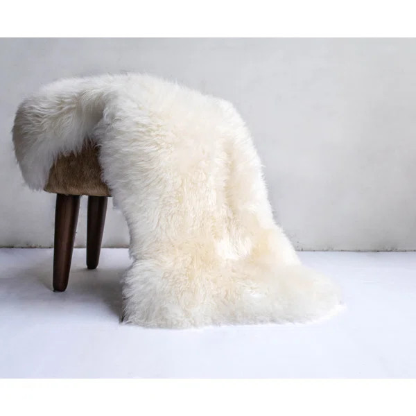 Sheepskin Solid Color Rug | Wayfair North America