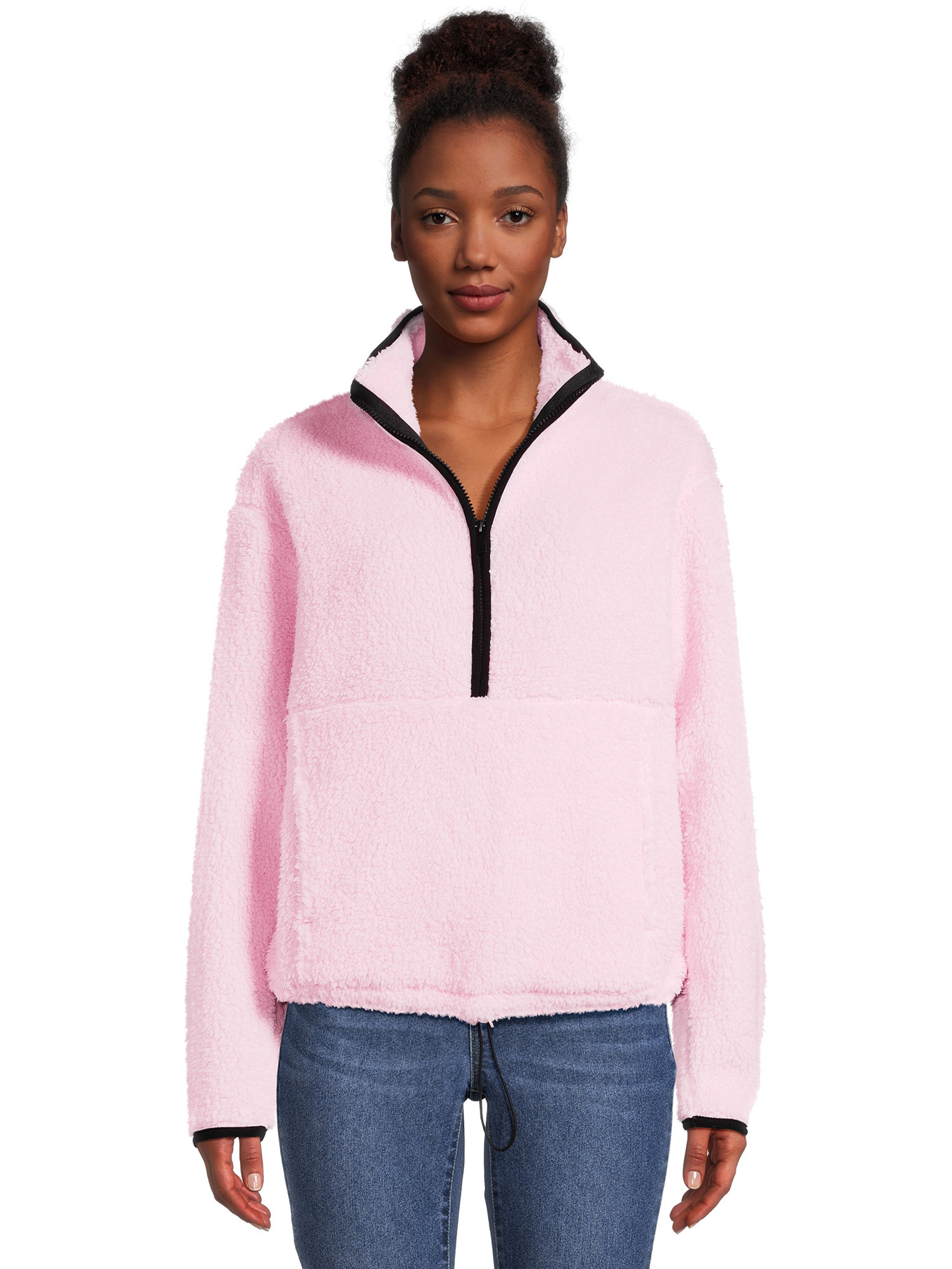 No Boundaries Juniors Plush Pullover, Sizes XS-3XL | Walmart (US)
