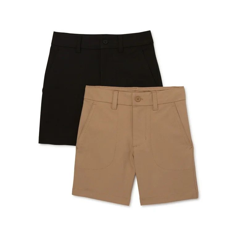 Wonder Nation Boys Everywhere Shorts, 2-Pack, Sizes 4-18 & Husky | Walmart (US)