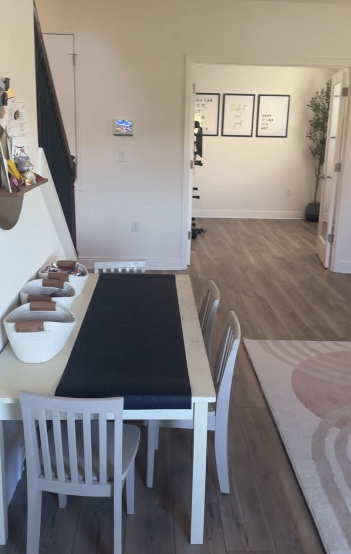 I know this isn’t technically a dupe… but it’s such a good Pottery Barn–style find 🙌🏻

This art table is made by Carolina Kids (not PB) and it’s around $279 — but it’s one of those heirloom pieces. Ours was actually a hand-me-down.

The best part is the paper roll on the end — when it gets messy, I just rip it off and we’re good to go again 😂

It’s in a playroom now but I had it in our eat-in area before.

I spray painted the chairs we were given, but they sell neutral ones now!

I’ll link the table, chairs, and the paper roll we use if anyone’s looking 🤍

#LTKmomlife #LTKHome #LTKKids