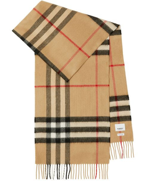 Check cashmere scarf | 24S (APAC/EU)