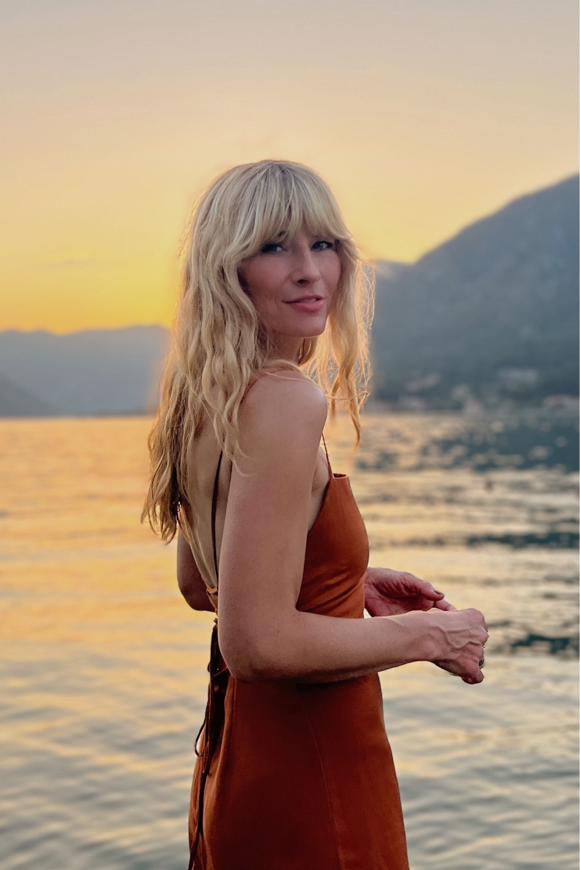 Brown strap dress 

#LTKeurope #LTKSeasonal #LTKtravel