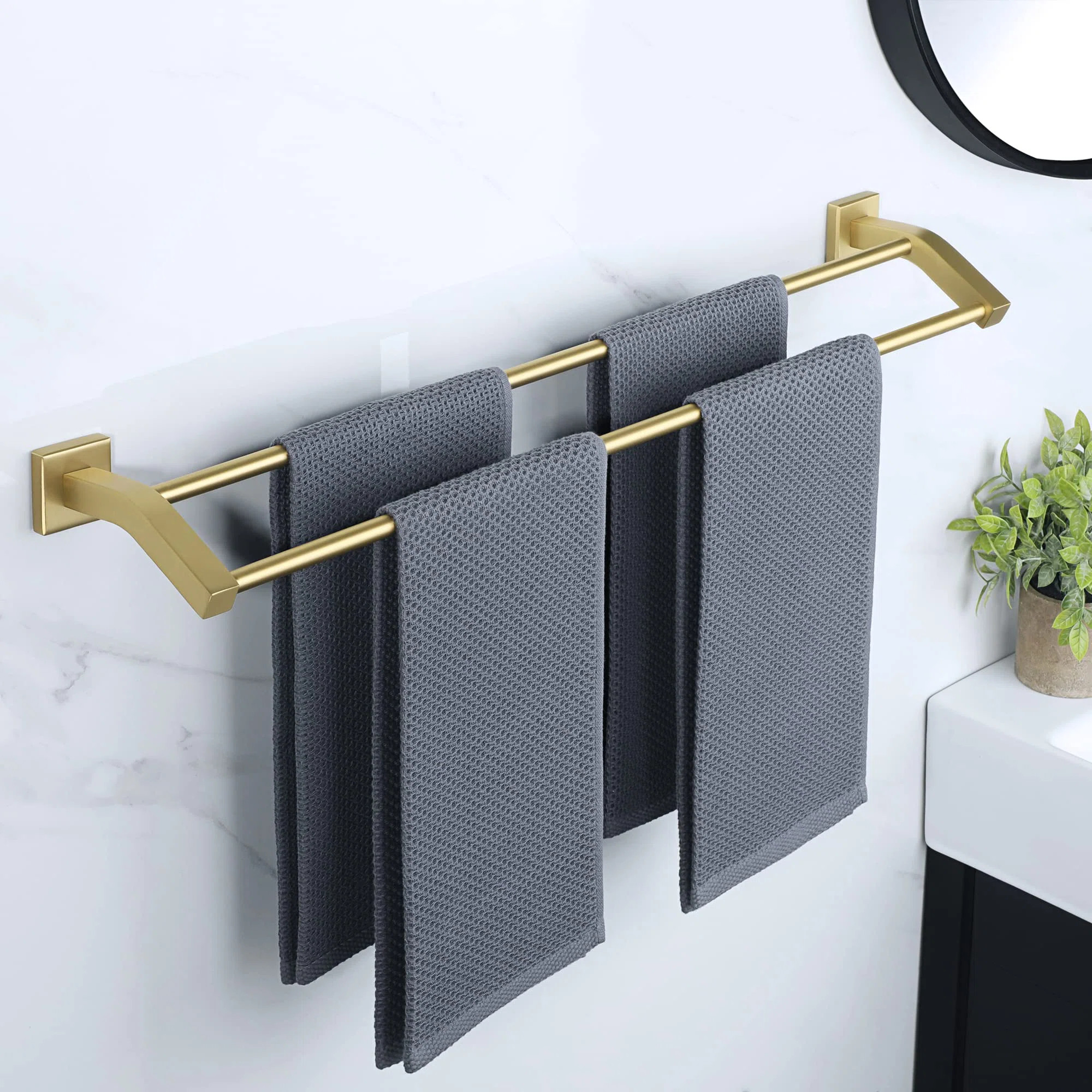 2 Wall Towel Rack C064-2 | Wayfair North America