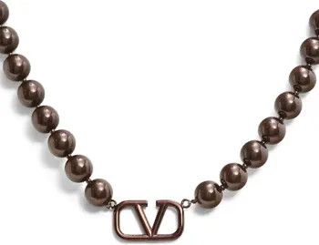 VLOGO Imitation Pearl Necklace | Nordstrom