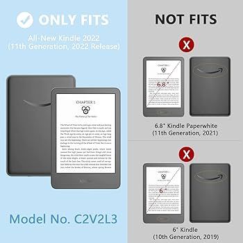 COO Case for 6" All-New Kindle (11th Generation-2022 Release)- Premium Slim PU Shell Leather Cove... | Amazon (US)