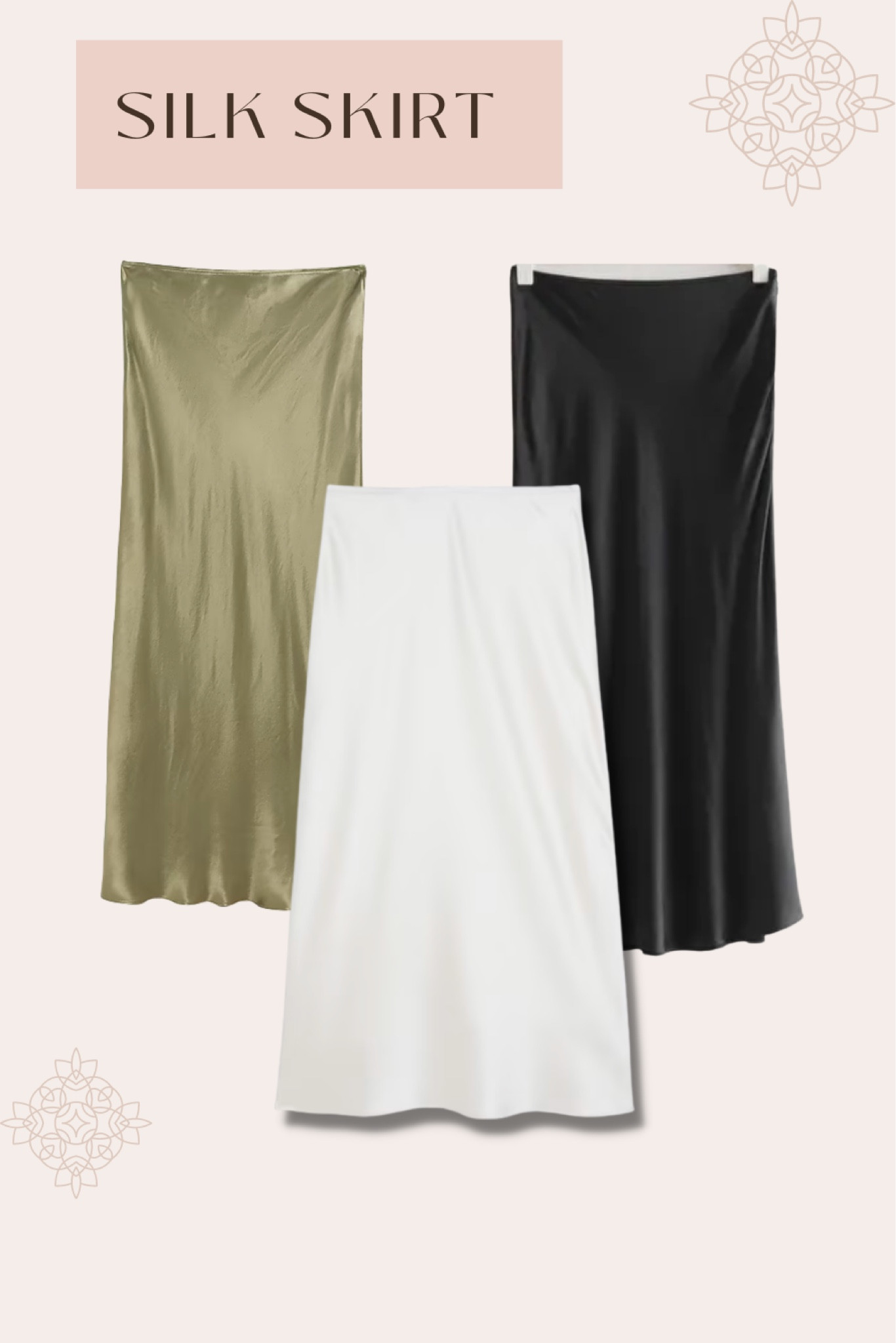 Satin skirts for spring 🤍

#LTKeurope