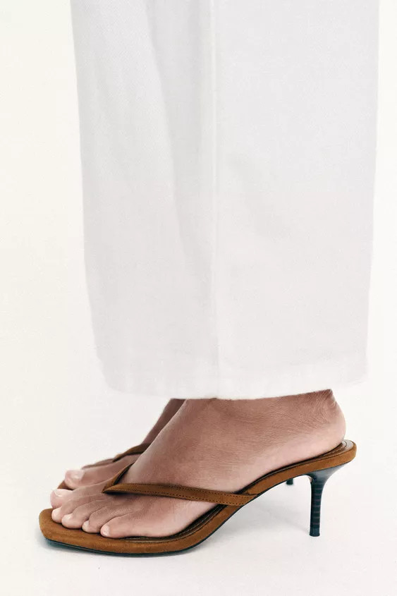 STRAPPY HEELED SANDALS | Zara UK