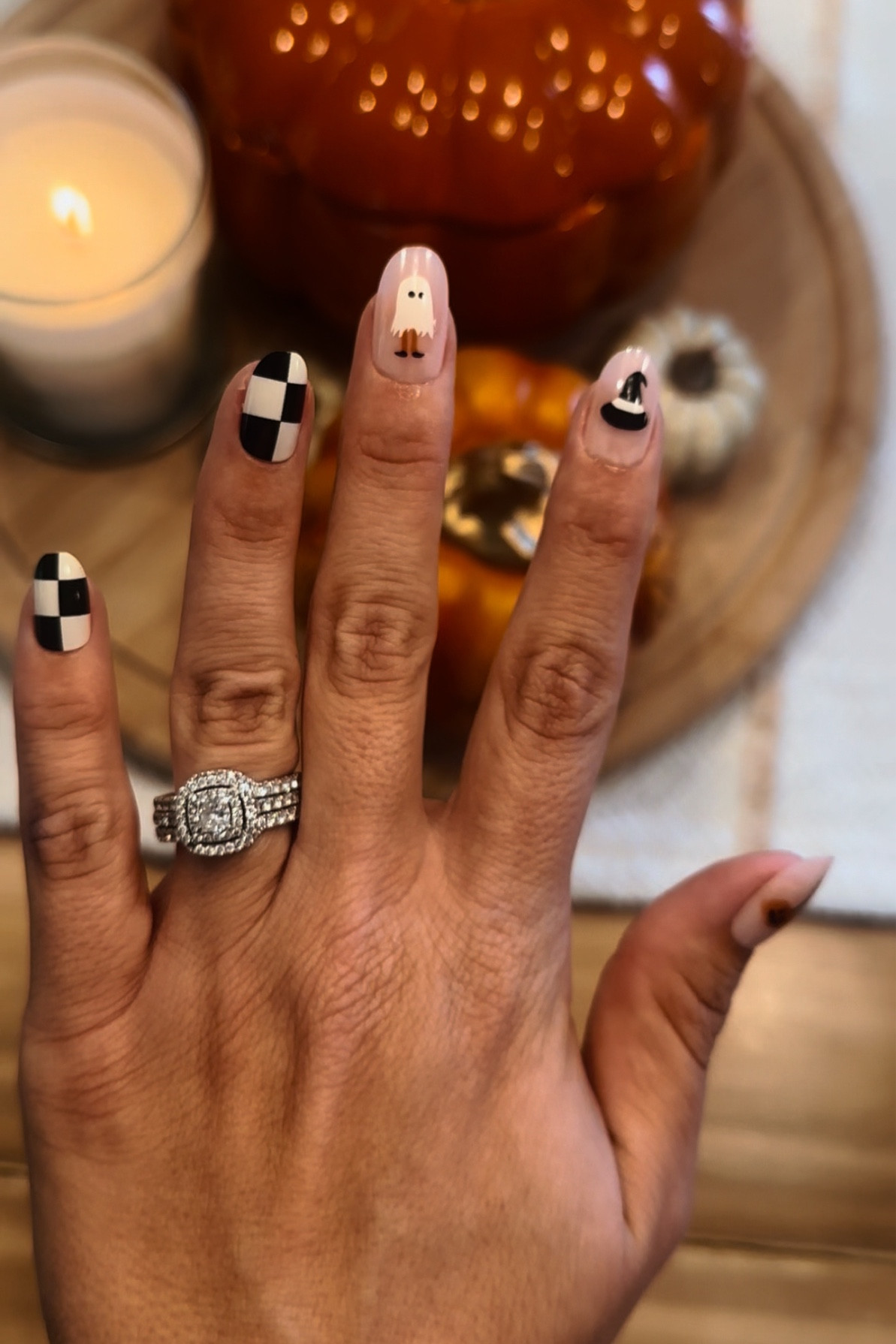 Halloween press on nails from Amazon and the best glue
Checkered
Ghost
Witch’s hat
Cherry pumpkins

#LTKBeauty #LTKHalloween #LTKSeasonal