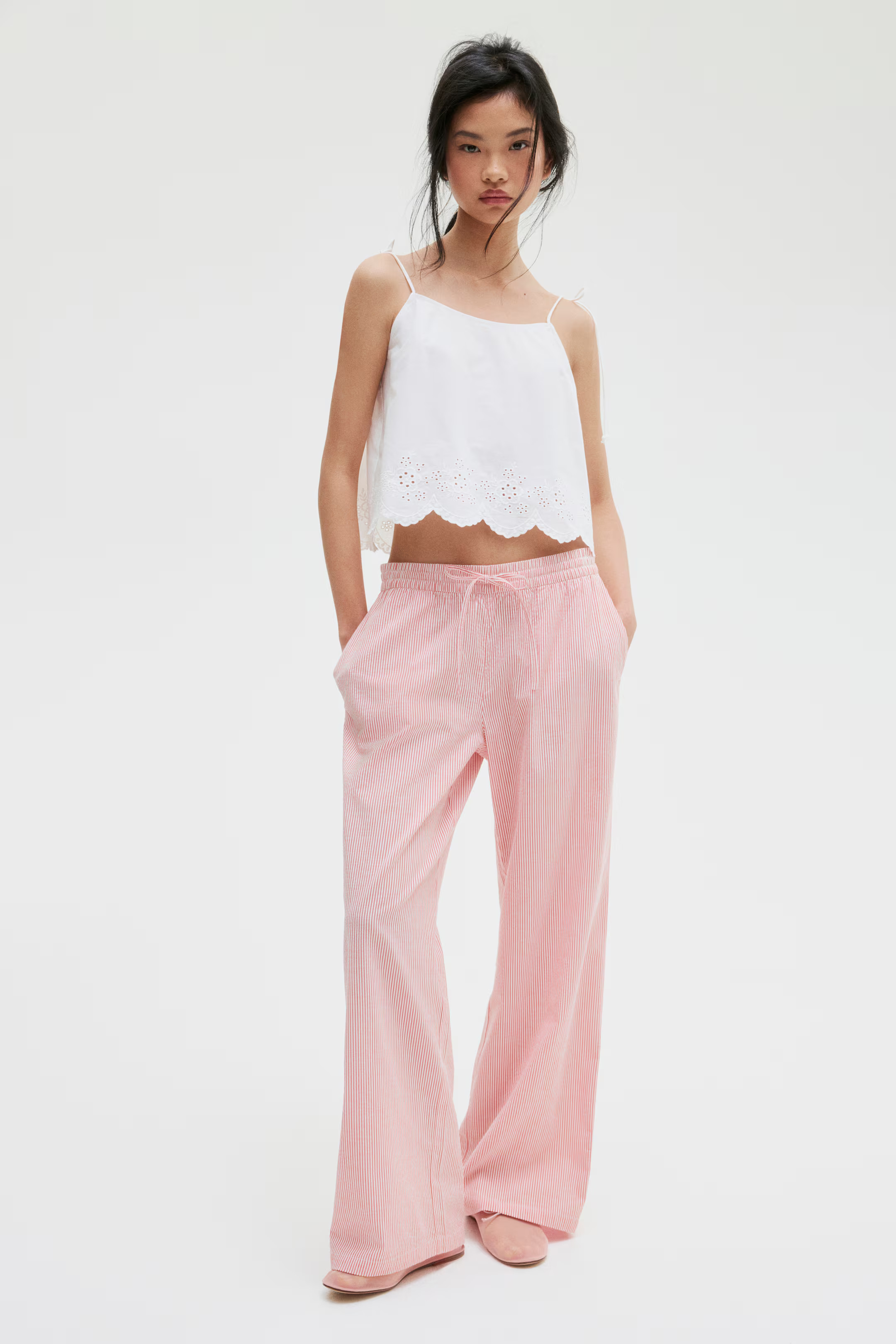 Seersucker Drawstring Pants | H&M (US + CA)