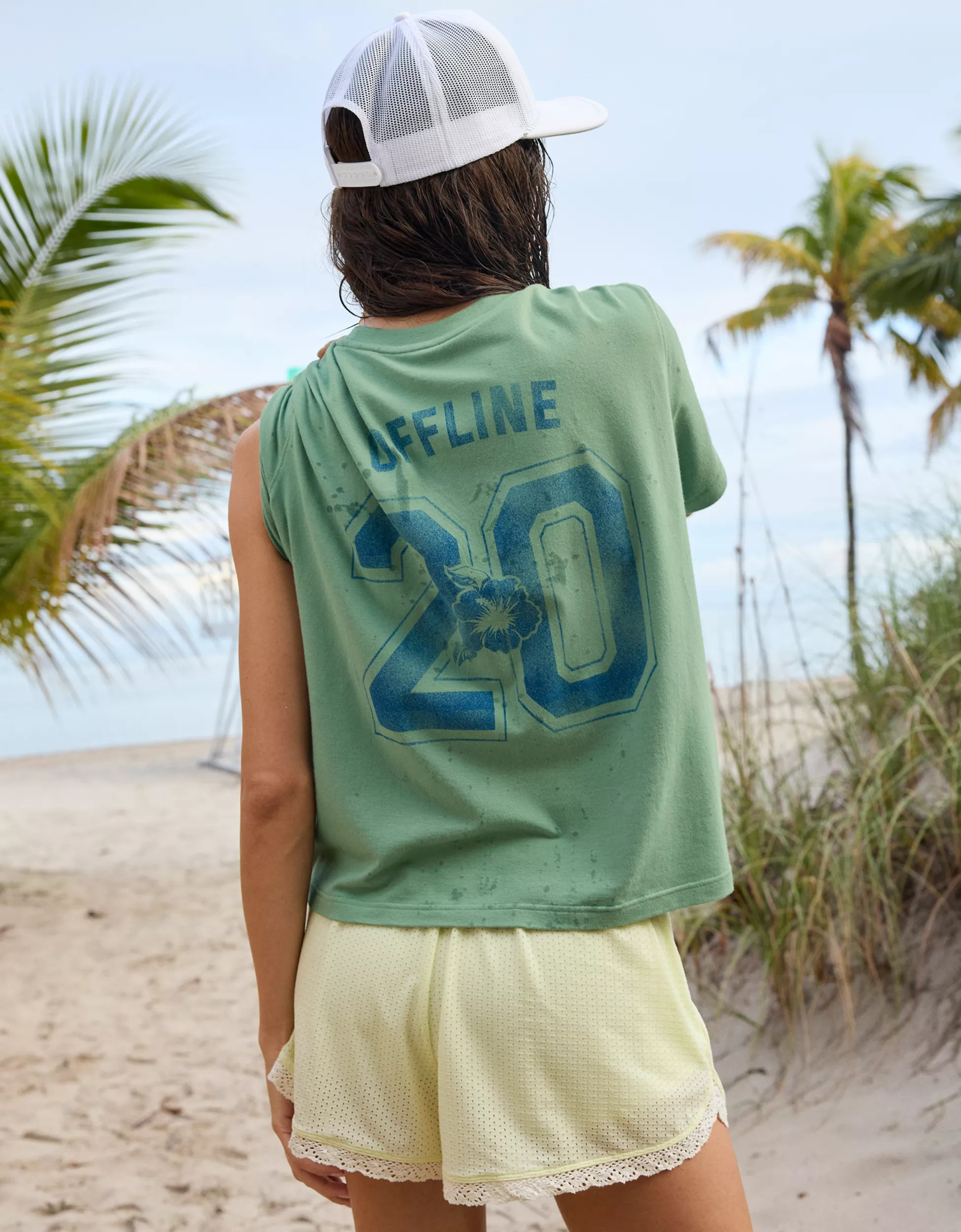 OFFLINE By Aerie Let's Stretch Oversized T-Shirt | Aerie