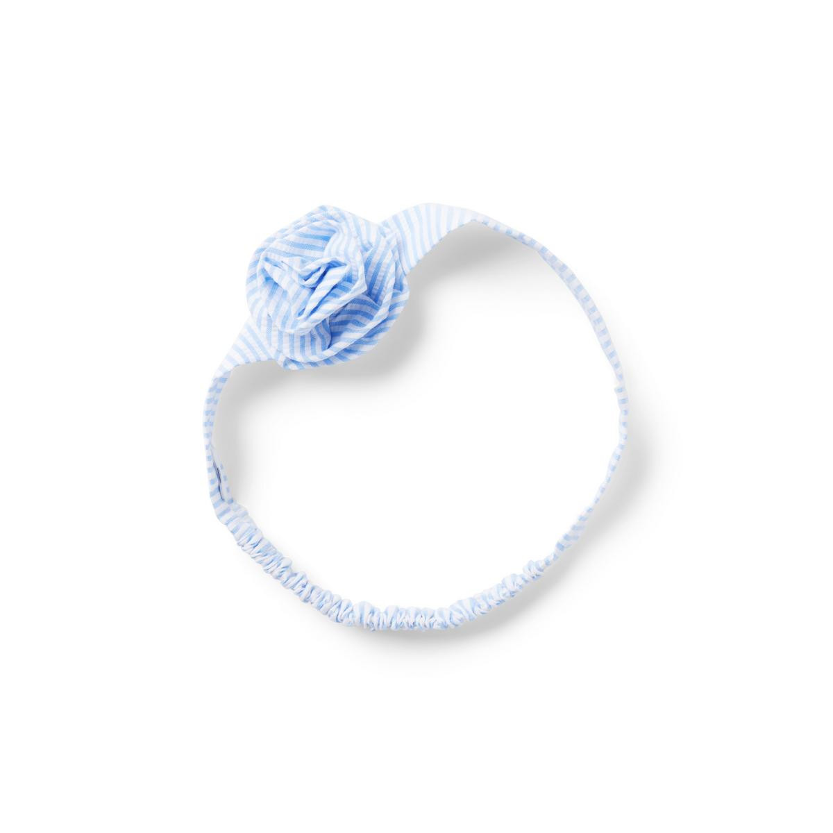 Baby Striped Seersucker Soft Flower Headband | Janie and Jack