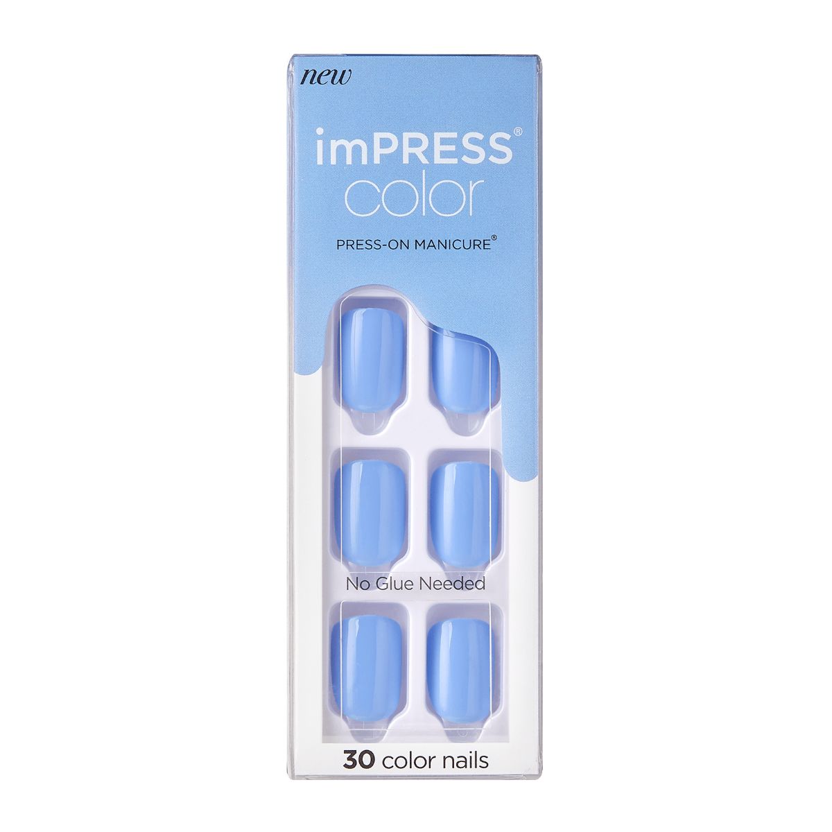 imPRESS Color Press-on Manicure - Baby Why So Blue | KISS, imPRESS, JOAH