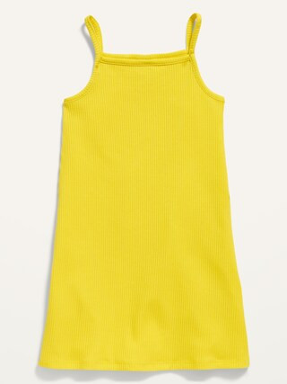 Sleeveless Rib-Knit Dress for Toddler Girls | Old Navy (US)