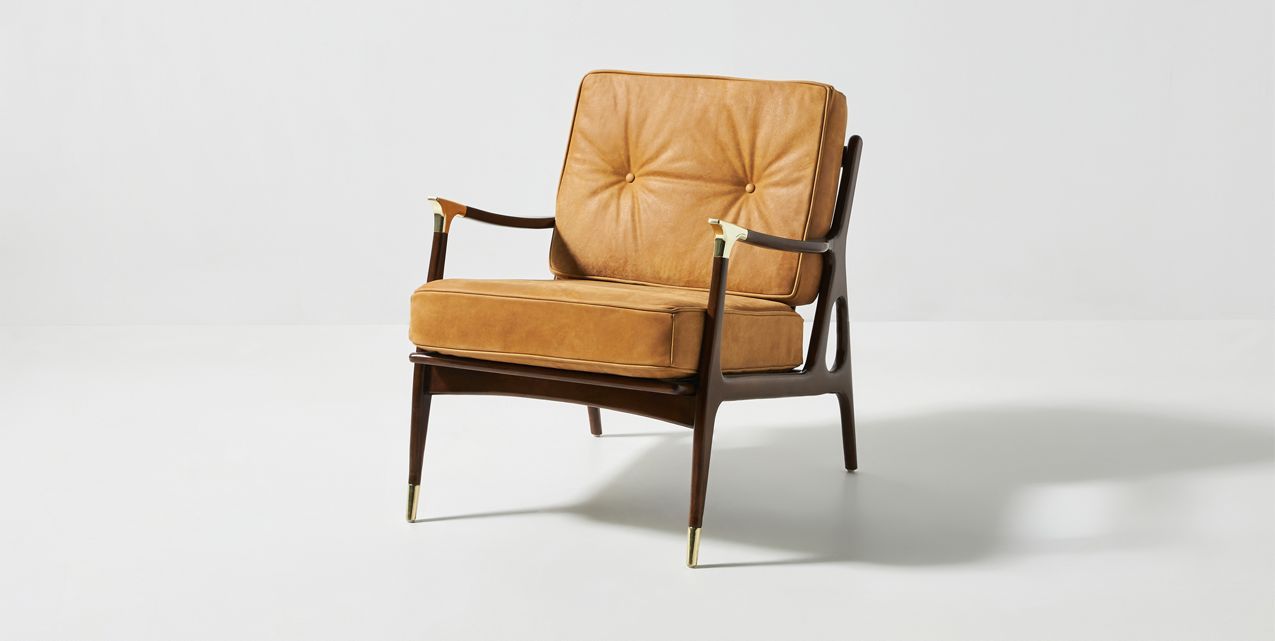 Haverhill Leather Chair | Anthropologie (US)
