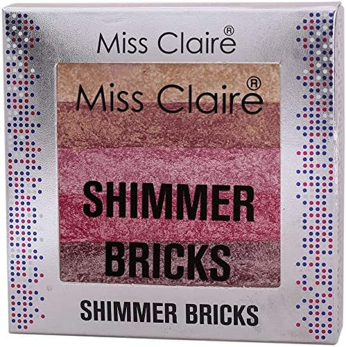 Miss Claire Shimmer Bricks, 03 Multicolour, 8 g | Amazon (US)