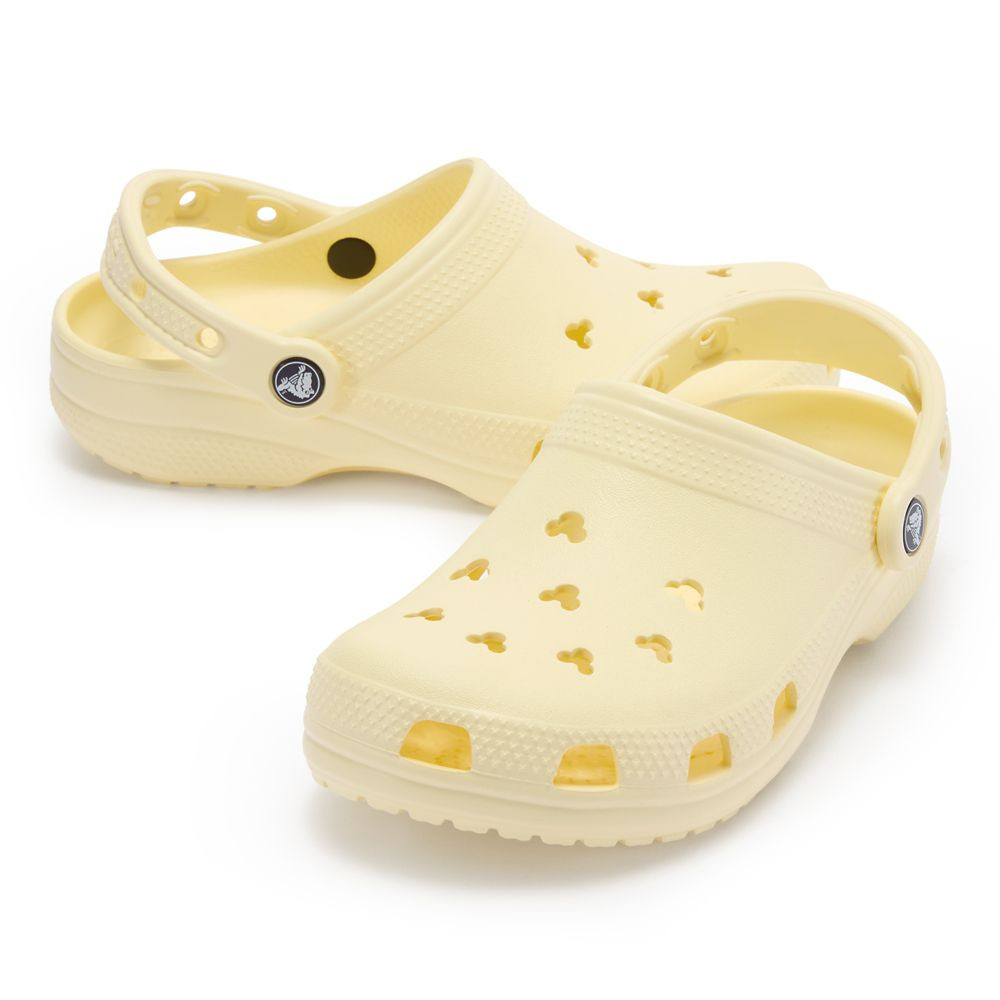 Mickey Mouse Icon Clogs for Adults by Crocs \u2013 Butter Yellow | Disney Store | Disney Store