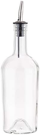 Glass Syrup Bottle with Vented Stainless Steel Pourer - 500ml | Amazon (US)