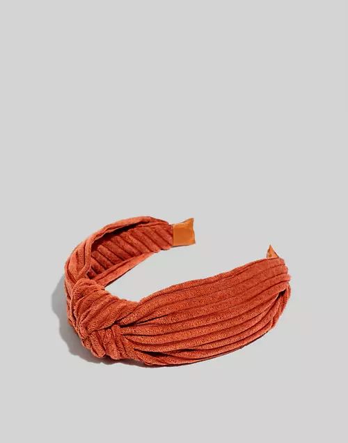 Knotted Covered Headband | Madewell