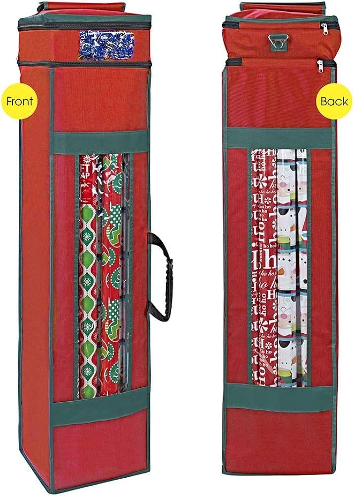 ProPik Wrapping Paper Storage Bag with Pocket and Handles Including Hanging Loop Heavy Duty Mater... | Amazon (US)