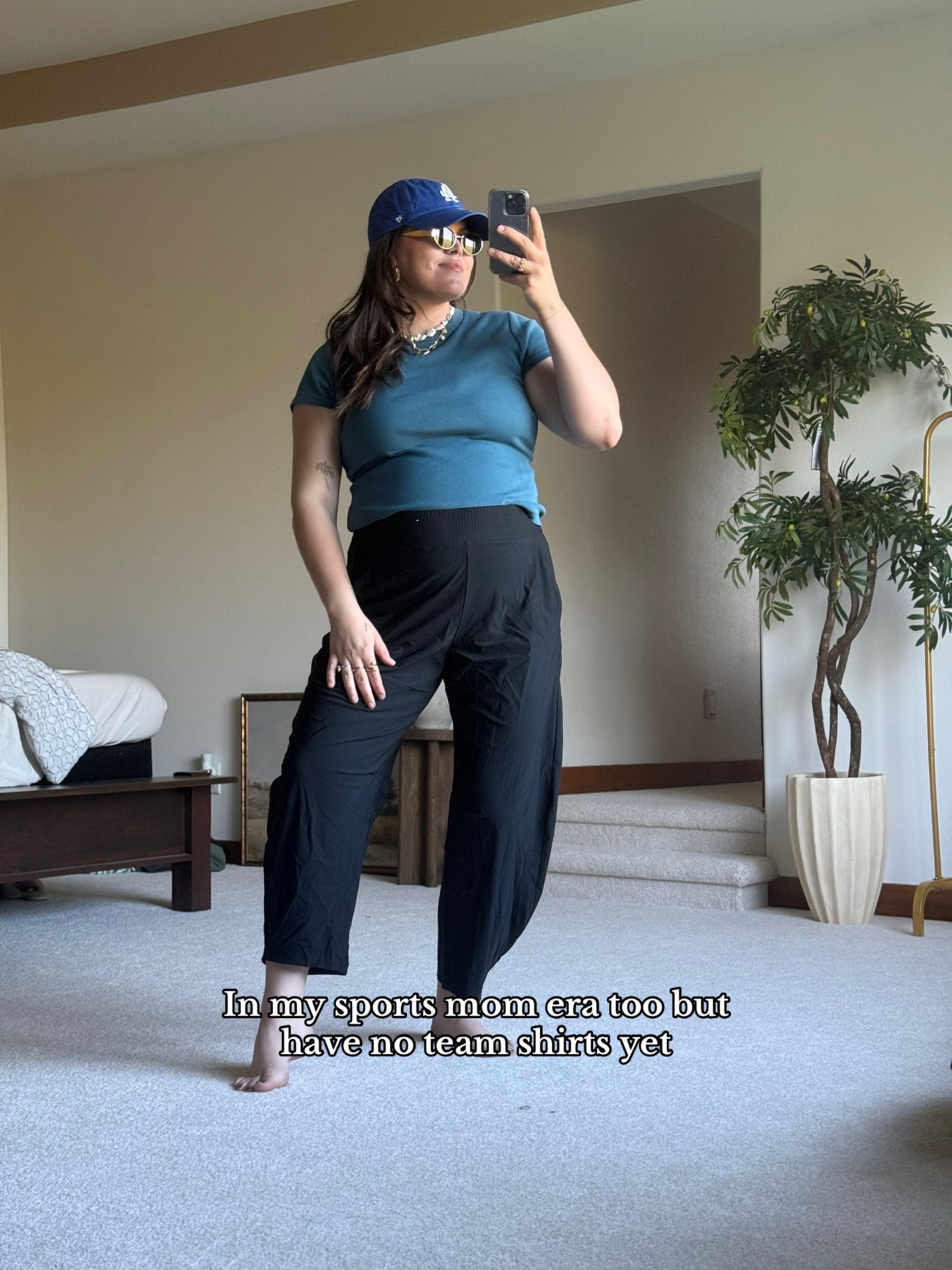 Sports mom outfit, wearing size large and the pants and top (size 14)
Perfect spring and summer outfit for mom on the go

#LTKBump #LTKFindsUnder50 #LTKMidsize