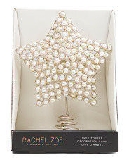 Faux Pearl Star Tree Topper | TJ Maxx