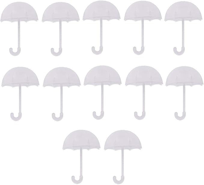 12PCS Wedding Favour Candy Boxes Umbrella Shape Plastic Candy Boxes Gift Boxes for Wedding Baby S... | Amazon (US)