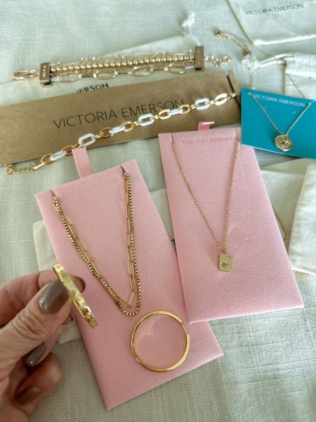 Victoria Emerson Gold Jewelry Favorites | Valentines Day Gift Ideas 
code: 50HOLLY for 50% OFF!! 

victoria emerson | womens jewelry | gold jewelry | hoops | necklaces | bracelets | valentines gift ideas 

#LTKsalealert #LTKunder50 #LTKGiftGuide
