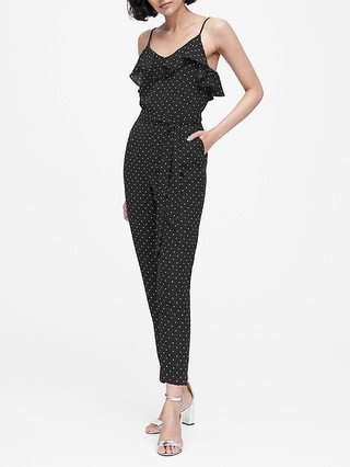 Print Ruffled Jumpsuit | Banana Republic (US)