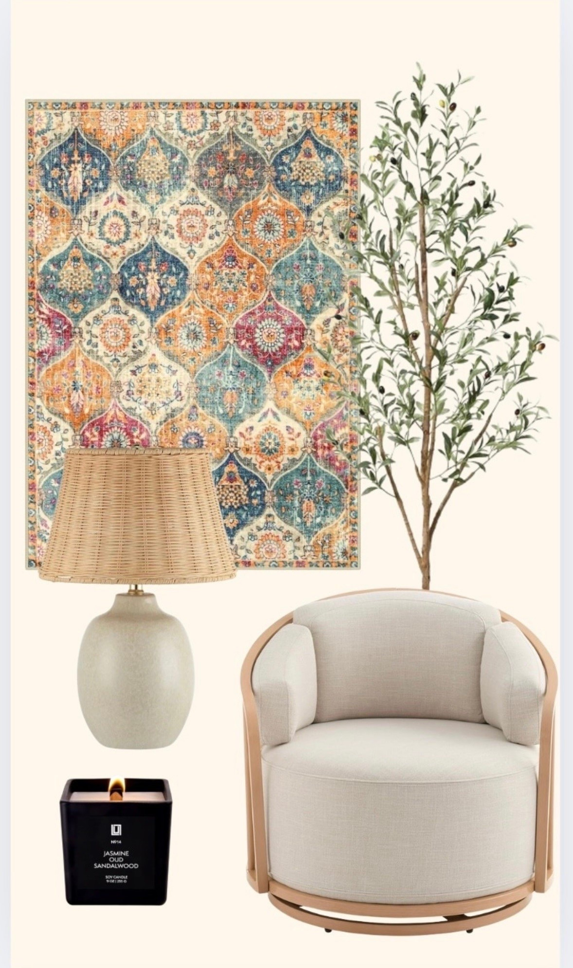 Walmart home decor! I love the colors in the beautiful rug.

#LTKvlog #LTKHome #LTKdayinmylife