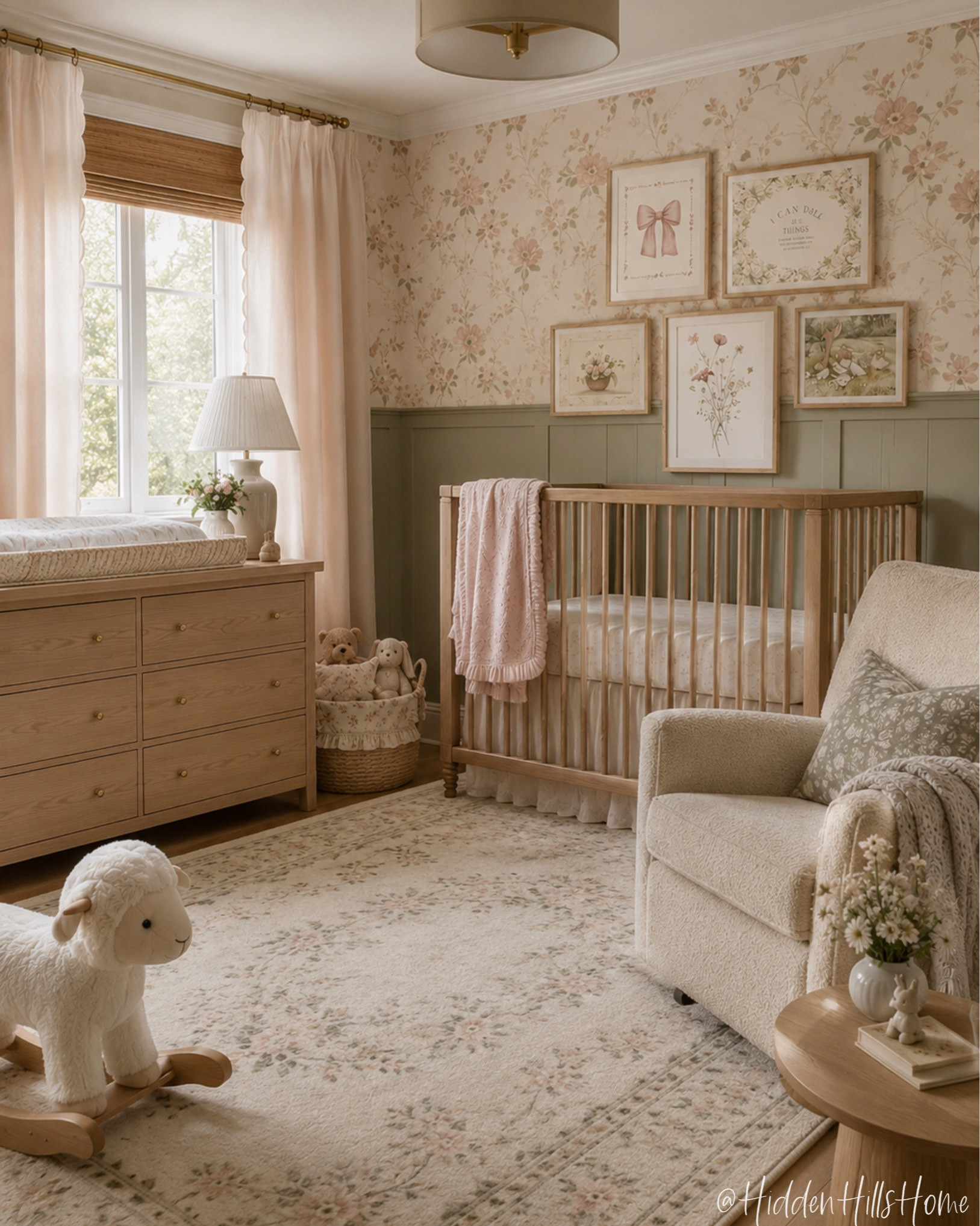 Nursery decor, baby girls room decor, nursery mood board, pink and green nursery, crib, nursery inspiration, baby room design #girls

#LTKHome #LTKSaleAlert #LTKBaby