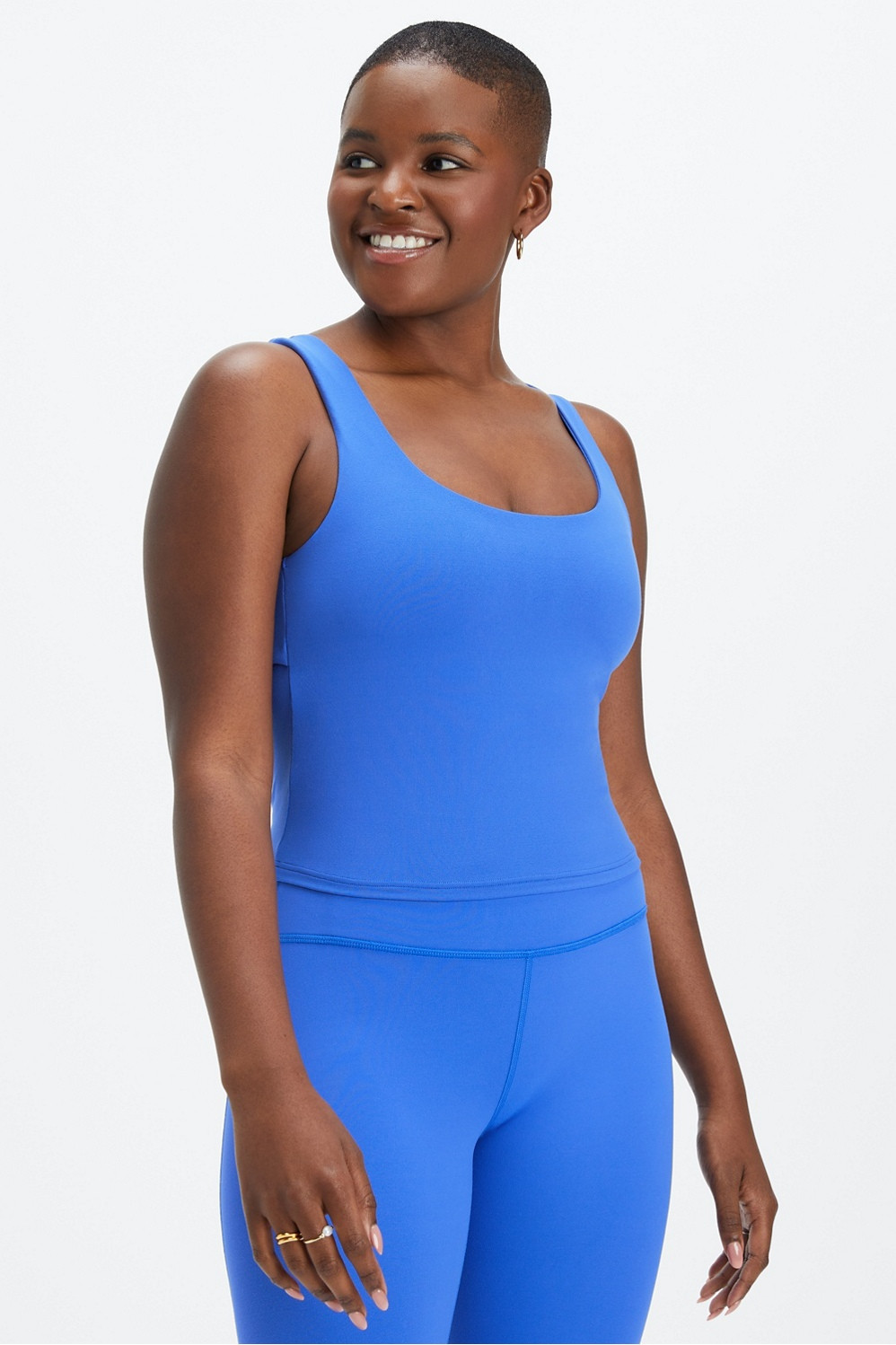 Oasis Twist Built-In Bra Tank | Fabletics