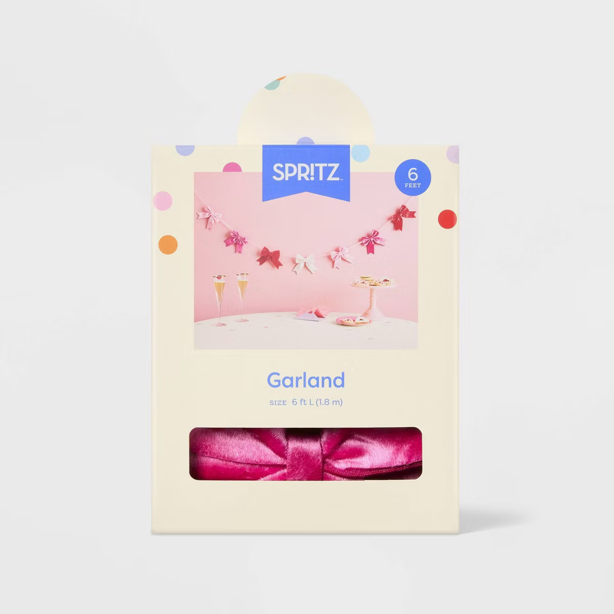 Valentine's Day Bow Garland - Spritz™ | Target